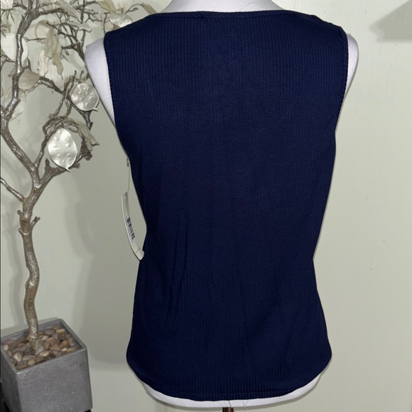 Cyrus Dark Blue Women's Tank Top - Picture 3 of 3